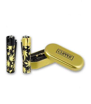 LEAVES GOLD METAL CLIPPER