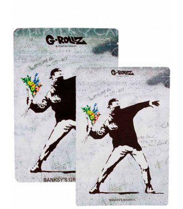 BOLSA HERMETICA BANKSY FLOWER THROWER