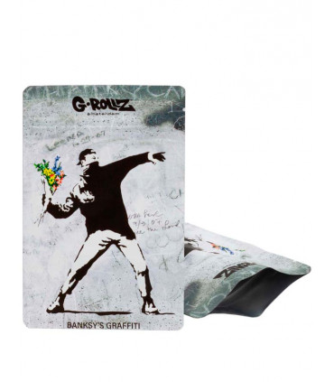 BOLSA HERMETICA BANKSY FLOWER THROWER